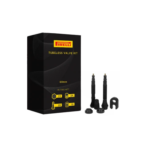 PIRELLI Coppia valvole tubeless TLR in alluminio